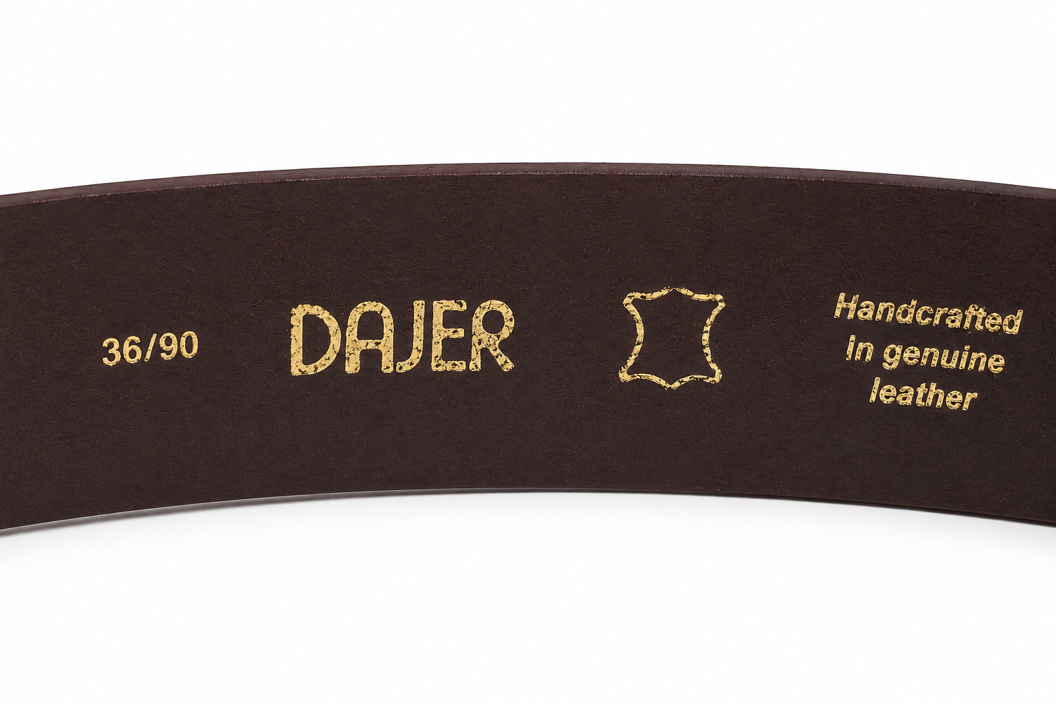 Men’s Brown Genuine Buffalo Leather Belt - 40 mm